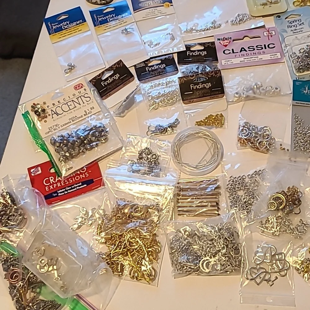 Bundle of Jewerly Making Findings & Misc.  Over 50 packages - Picture 7 of 16